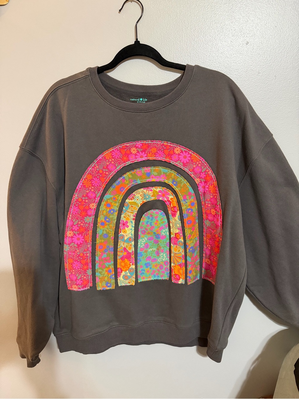 Natural Life NWOT Rainbow Sweatshirt - NWOT - S/M